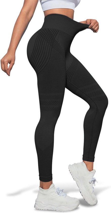 Anti-cellulite Yogaleggings voor Dames | Hoogwaardige Compressie Leggings | Booty Lifting & Shaping
