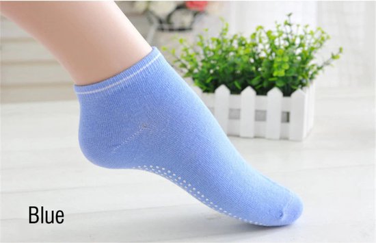 Anti-slip Sportsokken Fitness / Yoga / Pilates - licht blauw van Senzup