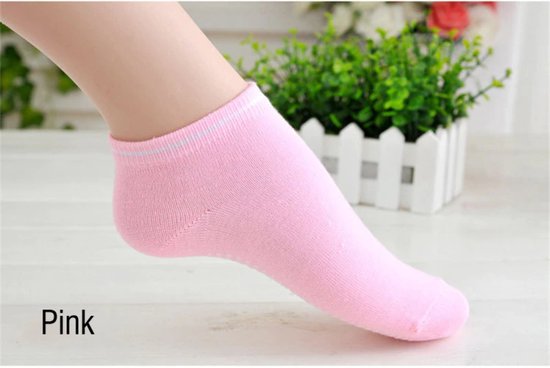 Anti-slip Sportsokken Fitness / Yoga / Pilates - roze van Herzberg Fitness