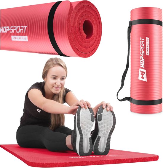 Antislip Fitnessmat 180x61cm - Duurzaam en Multifunctioneel voor Yoga, Pilates, en Thuisgebruik van Merkloos