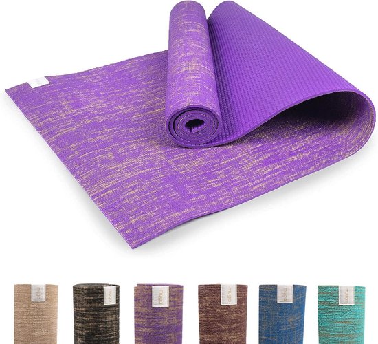 Antislip Jute Yogamat - Milieuvriendelijke Oefenmat voor Yoga, Pilates en Fitness