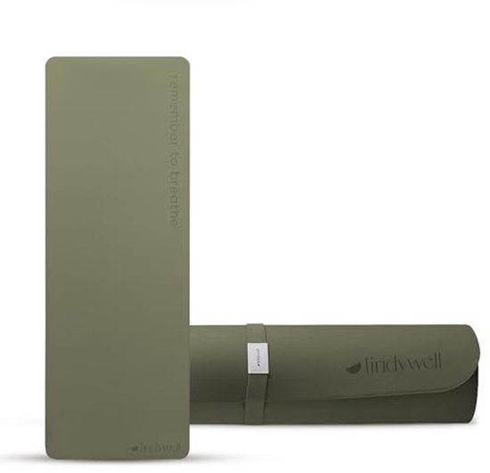 Antislip Pilatesmat - Dikke 10 mm Yogamat voor Ondersteuning en Stabiliteit, 6 Voet Lang en 26 Inch Breed van Merkloos