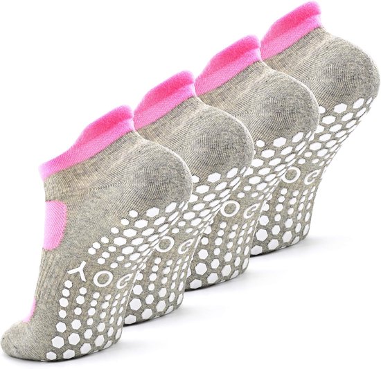Antislip Sokken Dames Heren - Yoga, Pilates, Fitness met Grip