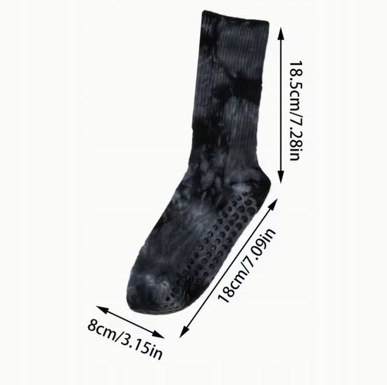 Antislip Sokken voor Yoga & Pilates - Maat 35-40 - Tie-Dye