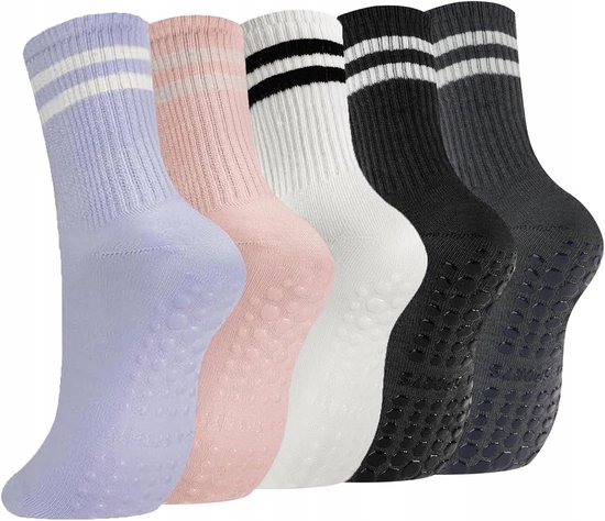 Antislip Sokken voor Yoga & Pilates met Grippers