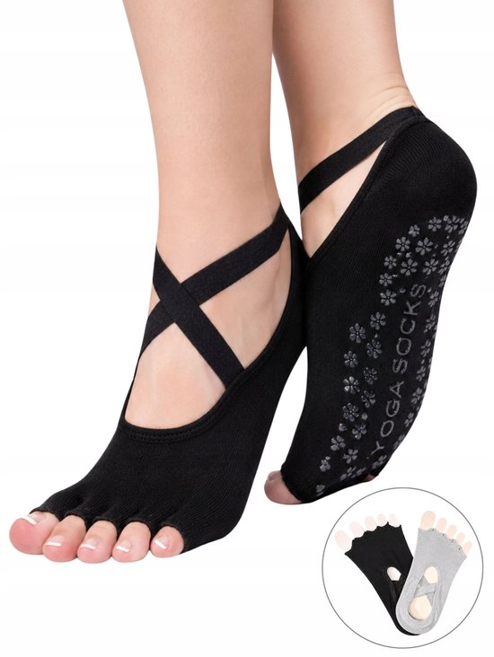 Antislip Teensokken Yoga 2-Pack - Maat 36-41