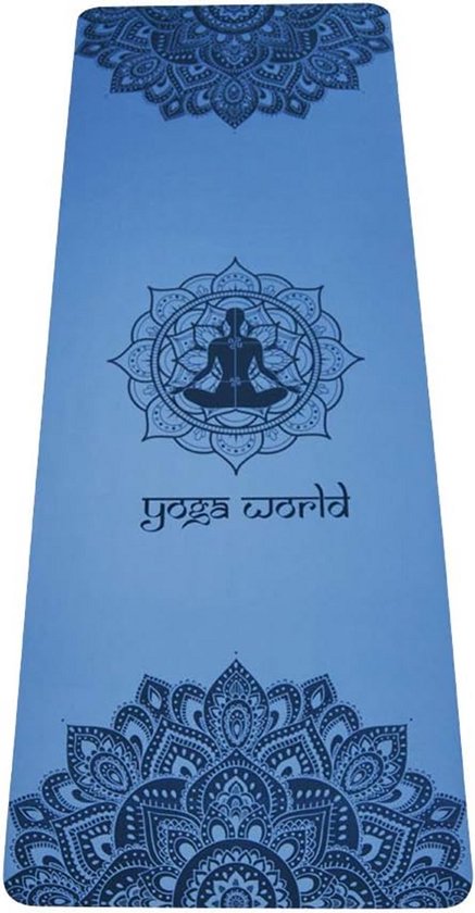 Antislip TPE Yogamat met Mandala-design - Extra Dik en Duurzaam voor Pilates en Training