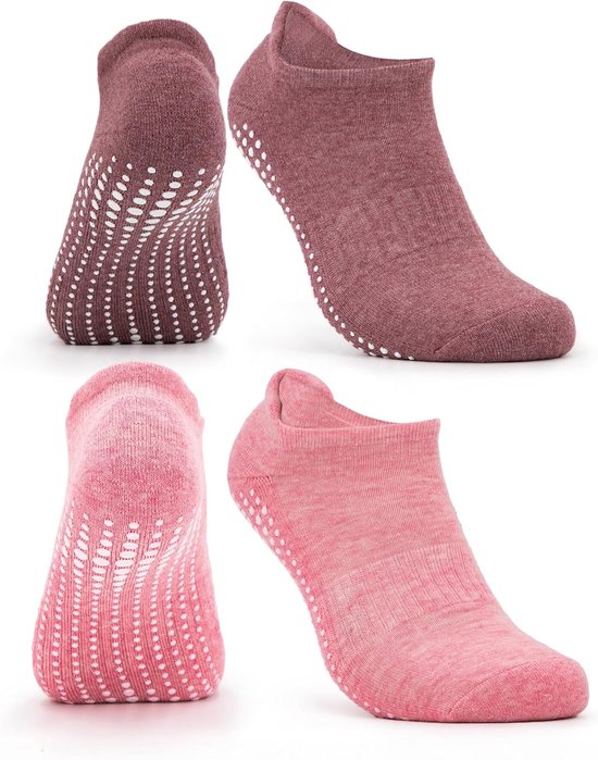 Antislip Yoga Sokken met Nopjes - Unisex - 2 Paar