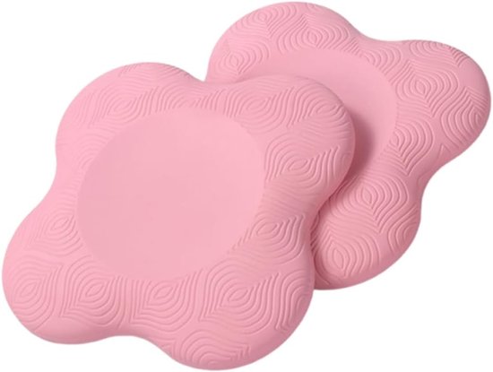 Antislip yogakniebeschermers, 2 stuks, slijtvast en comfortabel, bescherming voor knieën, polsen en ellebogen, met elastische band en kussen (20 x 20 cm)