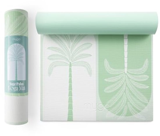 Antislip Yogamat 6 mm - Ideaal voor Yoga, Pilates, Meditatie en Fitness - Lichte Reisversie