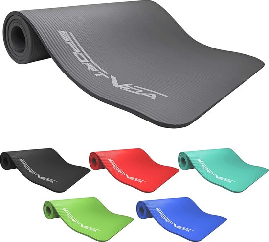 Antislip Yogamat - Extra Dikke Fitnessmat voor Thuis en Gym, 180 x 60 x 1,5 cm