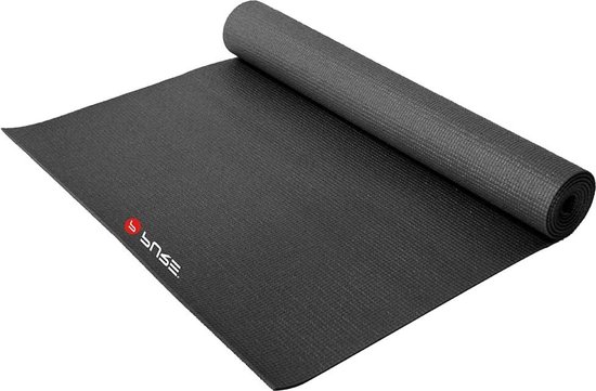 Antislip Yogamat Gymnastiekmat Hoogwaardig TPE Fitnessmat Zwart - Yoga Pilates Fitness Thuisgym met Tas en Schouderriem Yoga mat