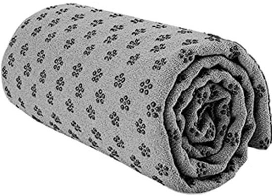 Antislip Yogamat Handdoek - Superzachte Microvezel, Sneldrogend en Zweetabsorberend - Ideaal voor Yoga en Pilates