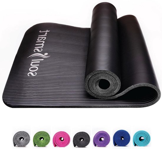 Antislip yogamat TPE-trainingsmat voor fitness pilates en gymnastiek - lichtgewicht reismat met draagriem - 6 mm dikte van Joy in Balance