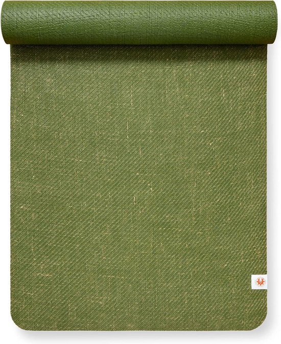 Antislip yogamat van premium kwaliteit - duurzame jute en natuurlijk rubber voor ethische eco-yoga-oefeningen Yogamat van Merkloos