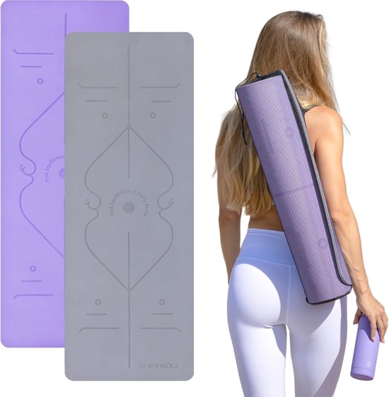 Antislipyogamat voor comfort en ondersteuning - Ideaal voor yoga en pilates van Domyos