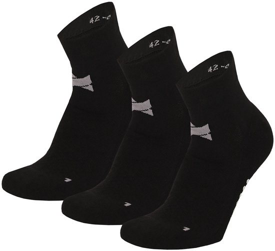 Apollo - YOGA Sokken 3-pack - Zwart - MT35/38 van Merkloos