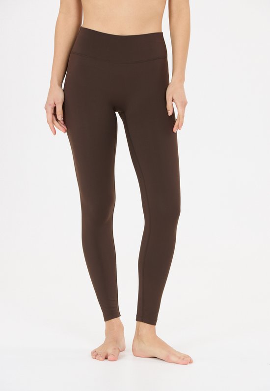 ATHLECIA - emarri w tights - Lange trainingslegging dames - Donkerbruin
