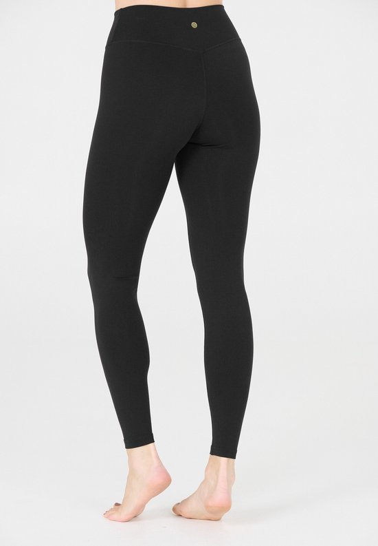 ATHLECIA - luxe w tights - Lange trainingslegging dames - Zwart, wit