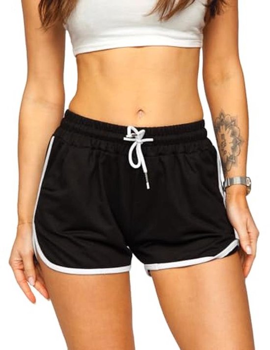Atletische Yoga Fitness Shorts voor Dames - Katoenen en Dikke Sport Shorts voor Gym, Hardlopen en Bodybuilding
