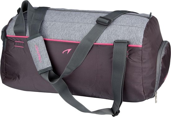 Avento Sporttas - Dames - Antraciet/Grijs mêlee/Fluorroze van Merkloos
