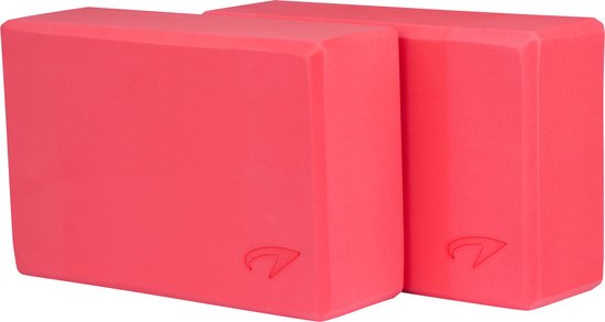 Avento Yoga Blok Set van 2 - Foam - Roze van Avento