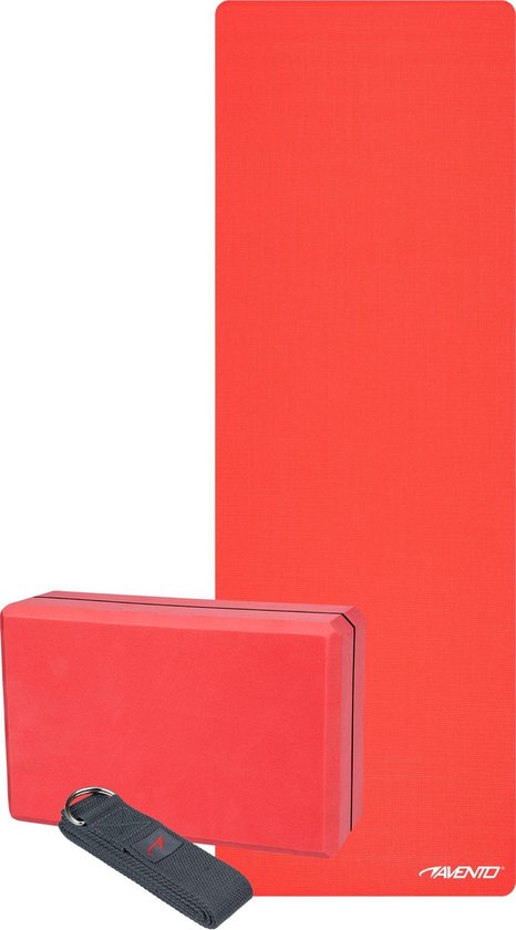 Avento Yoga Set - Lotus - Roze/Grijs van Avento