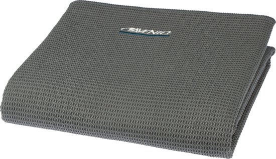 Avento Yogahanddoek - Anti-Slip - Absorberend & Sneldrogend - Grijs van Merkloos