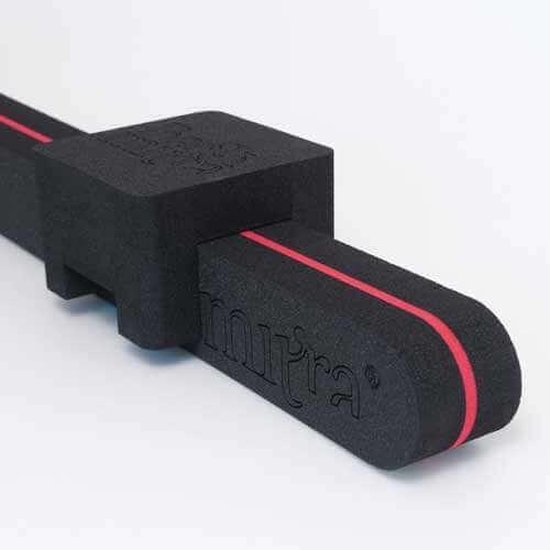 BackMitra Zwart-Rood + zwart Kussen,yoga oefening voor thuis van BackMitra