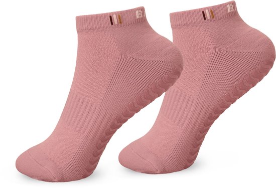 BAHE Grippy Ankle socks - Antislipsokken - Pilates socks - Yogasokken - Mauve