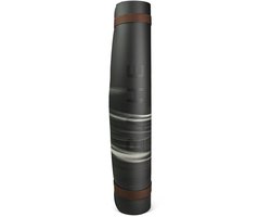 BAHE - Yogamat - Power Hold mat - Poweryoga - Anthracite Marble - 173 x 61 x 0.4 cm van Merkloos