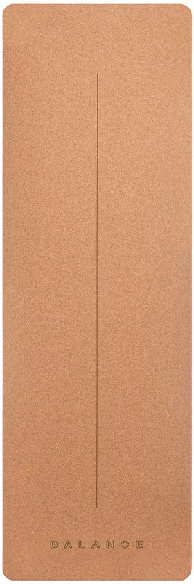 BALANCE Yoga Mat Kurk en Natuur Rubber Duurzaam Comfortabel