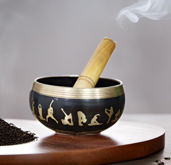 Bell Metal Singing Bowl 'Yogi' voor Meditatie en Gebeden - Boeddhistisch Tibetaans Muziekinstrument (12041) singing bowl set van Silent Mind