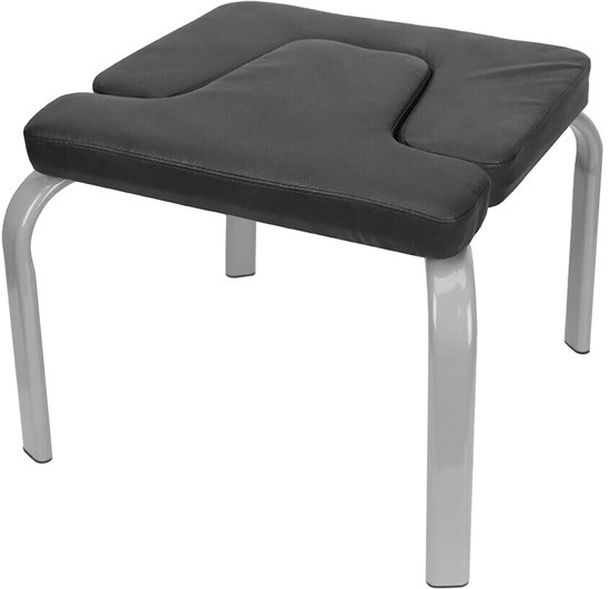 Benelux Select Yoga Bankje – Yogabank – Yogabankje – Tot 100kg – PU Kussen – Voor Thuis, Yoga en Fitness - 43 x 42 x 37 cm van Merkloos