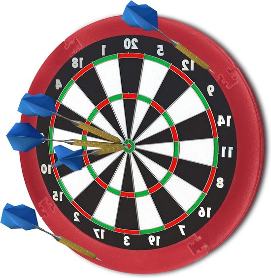 Beschermring dartbord surround R5 - darts muurbescherming - 45 cm diameter - bordeaux van Pure2Improve