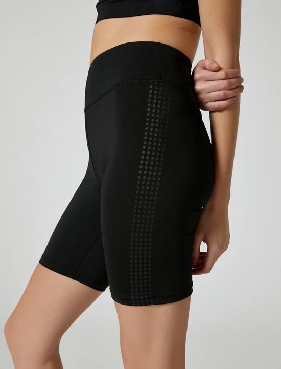 Bike Korte Legging / Naadloos / Zwart / maat XL van Inqlar
