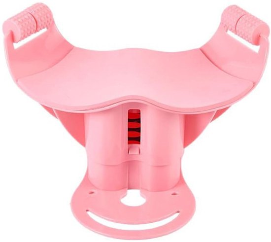 Bilspiertrainer - Bilspierlifter - Bekkenbodemtrainer - Yoga beenklemtrainer - Hulpmiddel voor slankere benen - Yoga-uitrusting - Herstelt de elasticiteit van de bekkenbodemspieren, geschikt voor benen, heupen en taille - Roze