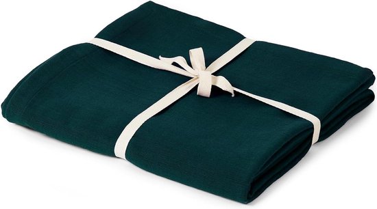 Biologisch katoenen yogadeken 142 x 205 cm - GOTS gecertificeerd - compact en draagbaar - meditatiedeken yoga handdoek antislip van Lotuscrafts