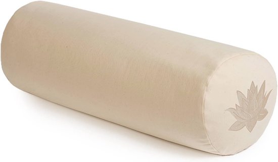 Biologische boekweit bolster voor yoga en pilates - 23 x 61 cm