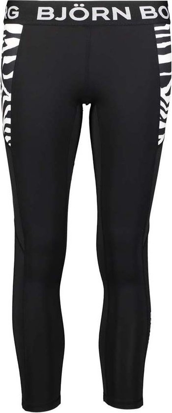 Björn Borg - Dames - 7/8 Oni Tights - Multicolour/Zwart - Maat 36 van Merkloos