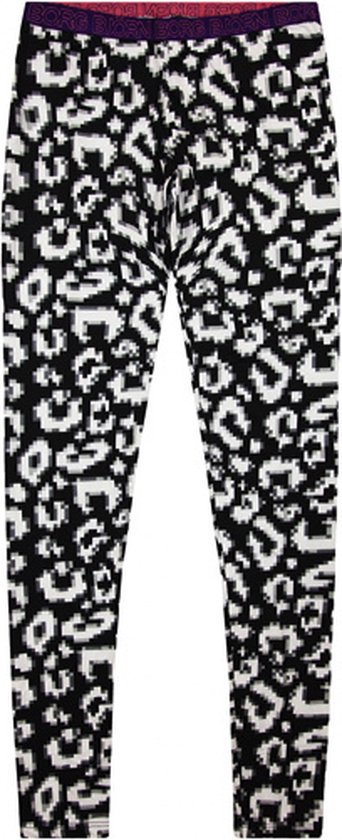 Björn Borg - Dames - Leopard Pixel Tights - Multicolour - Maat M