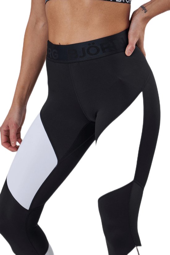 Björn Borg - Dames - Regular Block Tights - Multicolour/Wit/Zwart - Maat 38