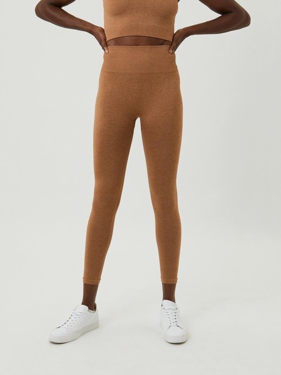 Björn Borg - Dames - Sthlm Seamless Light Tights - Bruin - Maat M / L van Bjorn Borg