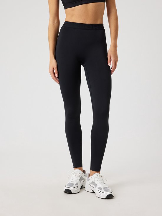 Björn Borg Lange Sportbroek Dames - Sport Tight Vrouwen - Gerecycled Polyester - Zwart - Maat S van Merkloos