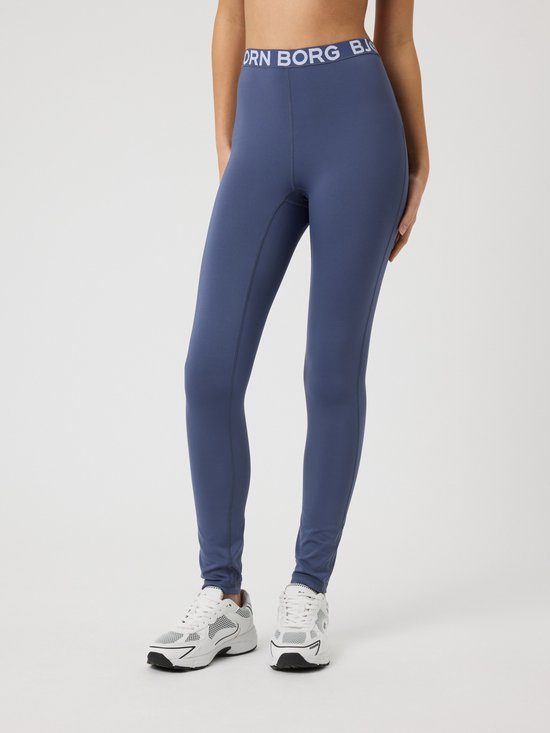Björn Borg Sportlegging Kinderen Tight Meisjes - Nightshadow Blauw - Gerecycled Polyester - Maat 134/140 van Bjorn Borg