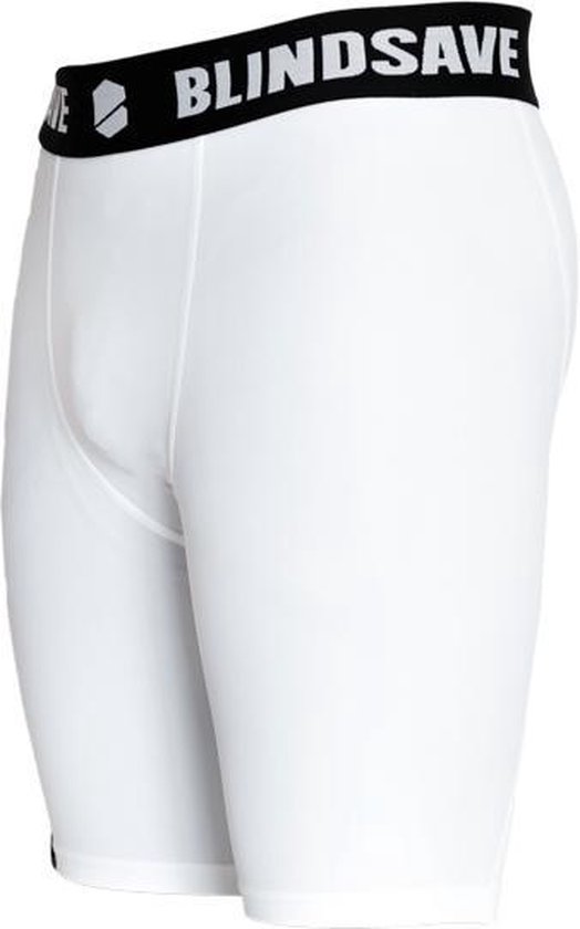 Blindsave compressie shorts - White XS van Blindsave