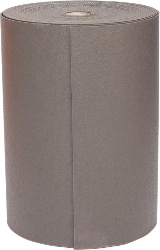 Bodhi Kailash Pemium 60 PVC yogamat rol taupe van Merkloos
