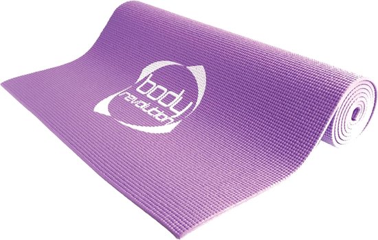 Body Revolution 6mm Paarse Yogamat