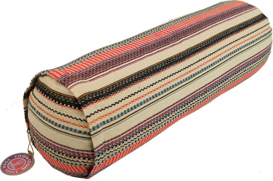 Bolster Bohemian - Rond - 60x16 - Boekweit - Katoen - Meerkleurig van Lotus
