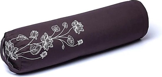 Bolster lotusplant antraciet biokatoen (OCS) van Yogi & Yogini